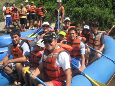 White water rafting near Cody Wyoming