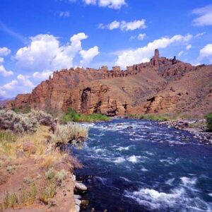 White water rafting near Cody Wyoming